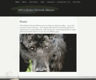 Opca-Shelter-Network-Alliance.com(OPCA Shelter Network Alliance) Screenshot