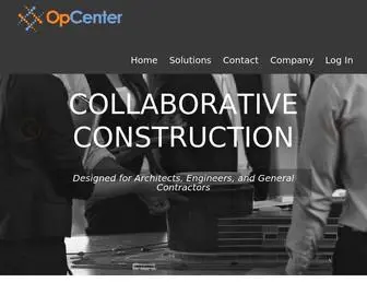 Opcenter.com(Construction Information Management Software) Screenshot