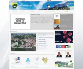Opcina-Tesanj.ba(Početna) Screenshot