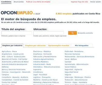 Opcionempleo.co.cr(Empleos & Carreras profesionales en Costa Rica) Screenshot