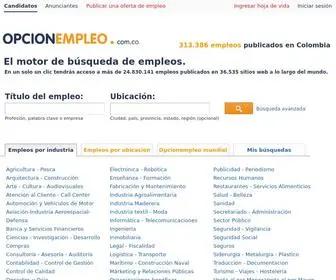 Opcionempleo.com.co(Empleos & Carreras profesionales en Colombia) Screenshot