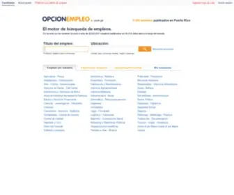 Opcionempleo.com.pr(Empleos & Carreras profesionales en Puerto Rico) Screenshot