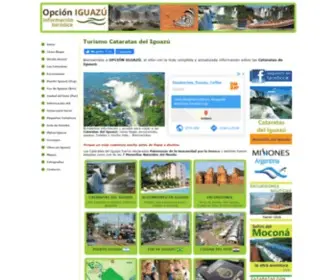 Opcioniguazu.com.ar(Cataratas del Iguazú) Screenshot