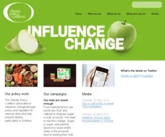 OPC.org.au(Obesity Policy Coalition) Screenshot