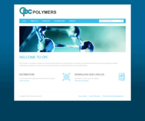 OpcPolymers.com(OPC Polymers) Screenshot