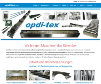 Opdi-TEX.de(Komplette Bildverarbeitungs) Screenshot