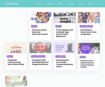Openulis.com(Publikasi Pendidikan Islami) Screenshot