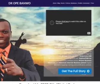 Opebanwo.com(Everything You Need To Know About Dr Ope Banwo) Screenshot