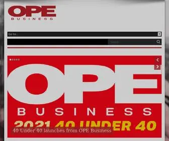 Opebusiness.com(OPE Business) Screenshot