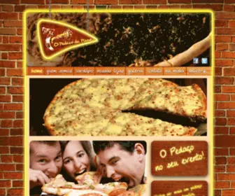 Opedacodapizza.com.br(O Pedaço da Pizza) Screenshot