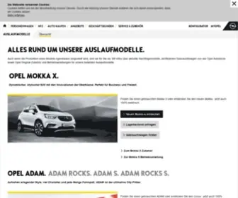 Opel-Adam.de(Opel Auslaufmodelle) Screenshot