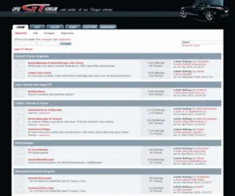 Opel-GT-Forum.de(Opel GT Forum) Screenshot