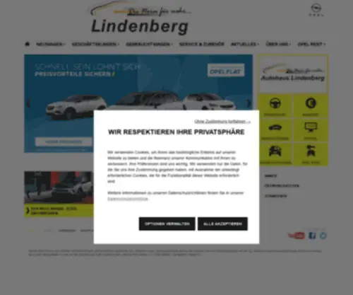 Opel-Lindenberg-Neubrandenburg.de(opel lindenberg neubrandenburg) Screenshot