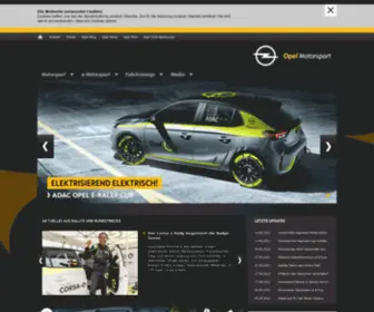 Opel-Motorsport.com(Opel Motorsport) Screenshot