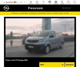 Opel-TV-Footage.com(Opel Video Portal) Screenshot