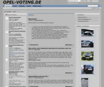Opel-Voting.de(Opel Voting Forum) Screenshot