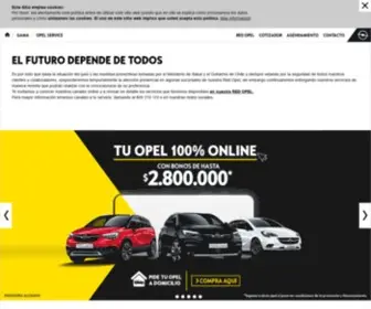 Opel.cl(Fabricante de autos alemán) Screenshot