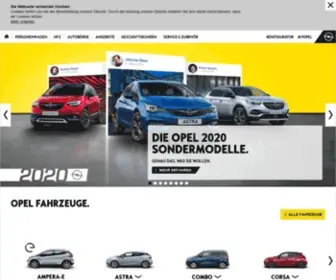 Opel.de(Opel Deutschland) Screenshot