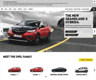 Opel.ie(Opel. The Future) Screenshot