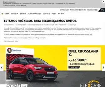 Opel.pt(Opel Portugal) Screenshot