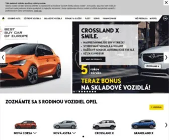 Opel.sk(Opel Slovensko) Screenshot