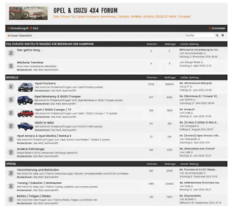 Opel4X4.com(Opel4X4) Screenshot