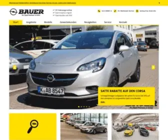 Opelbauer.de(OPEL BAUER) Screenshot