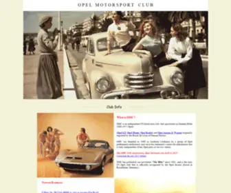 Opelclub.com(Opel Motorsports Club) Screenshot