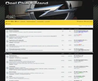Opelclubfinland.fi(Opel Club Finland (OCF)) Screenshot