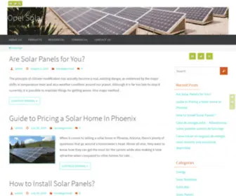 Opelsolar.com(Opel Solar) Screenshot