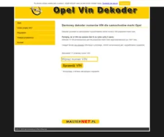 Opelvindekoder.pl(Darmowy) Screenshot