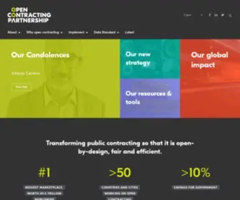 Open-Contracting.org(Open Contracting Partnership) Screenshot