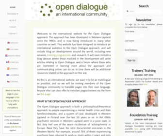 Open-Dialogue.net(Open Dialogue) Screenshot