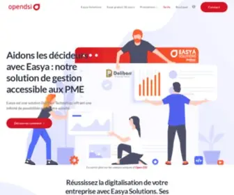 Open-DSI.fr(Votre expert Dolibarr avec notre solution Easya) Screenshot