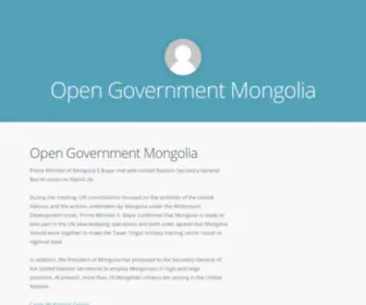 Open-Government.mn(Open Government) Screenshot
