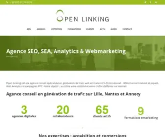Open-Linking.com(Agence SEO (Référencement Naturel)) Screenshot