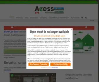 Open-Mesh.ca(Access Wireless) Screenshot