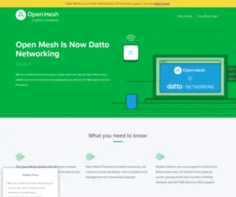 Open-Mesh.com(Datto Networking) Screenshot
