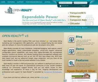 Open-Realty.org(Open Realty) Screenshot