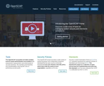 Open-Scap.org(OpenSCAP portal) Screenshot