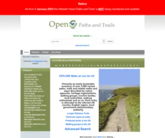 Open-Walks.co.uk(Open Paths and Trails) Screenshot