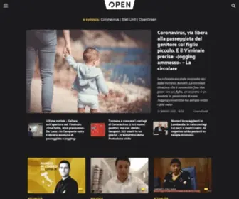 Open.online(Il giornale online fondato da Enrico Mentana) Screenshot