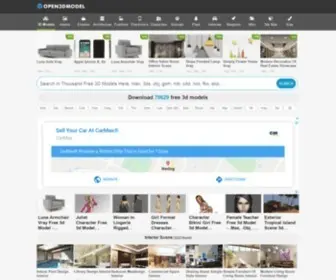 Open3Dmodel.com(3D Models Free Download) Screenshot