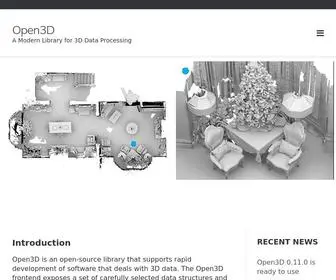 Open3D.org(A Modern Library for 3D Data Processing) Screenshot