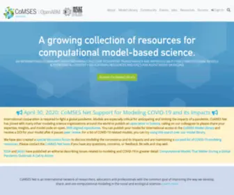 Openabm.org(CoMSES Net) Screenshot
