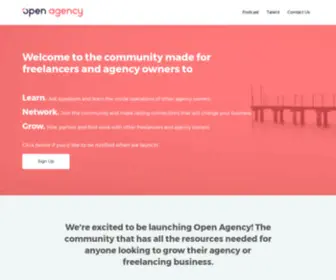 Openagency.org(Open Agency) Screenshot