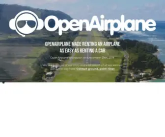 Openairplane.com(OpenAirplane is shutdown) Screenshot