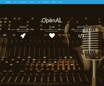 Openal.org(Cross Platform 3D Audio) Screenshot