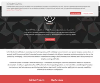 Openampproject.org(OpenAMP (Open Asymmetric Multi) Screenshot