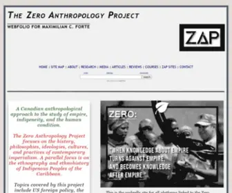 Openanthropology.org(The Zero Anthropology Project) Screenshot